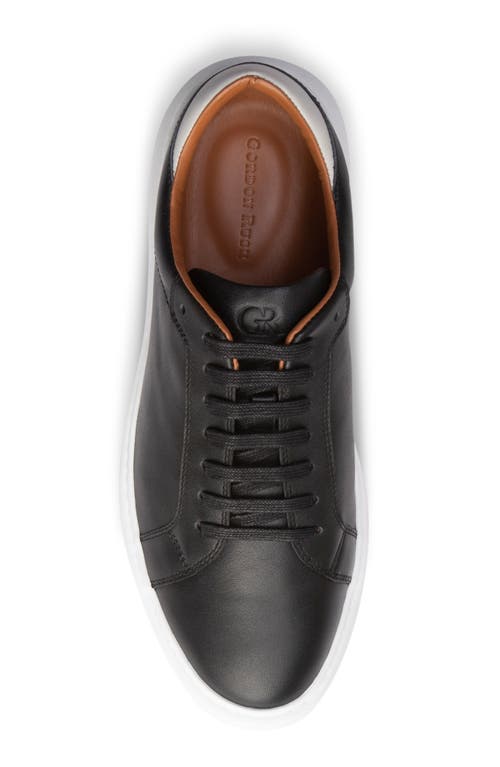 Gordon Rush Devon Sneaker In Black/grey