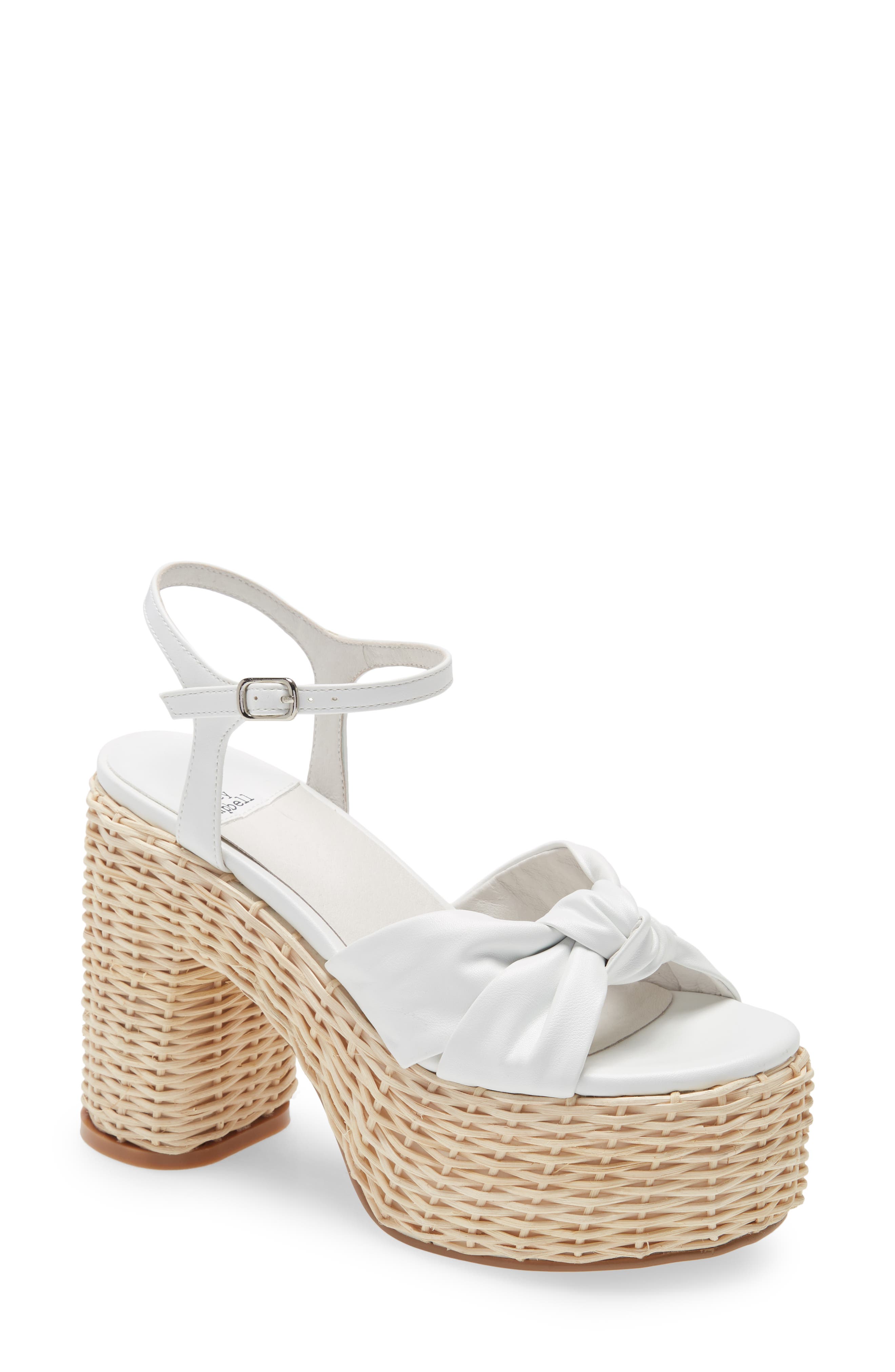 jeffrey campbell white sandals