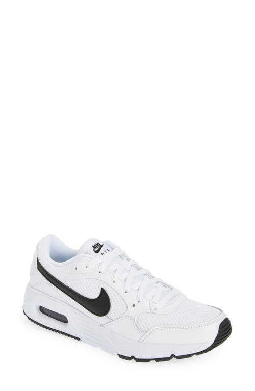 Nike Air Max SC Sneaker in White/Black at Nordstrom, Size 7 M