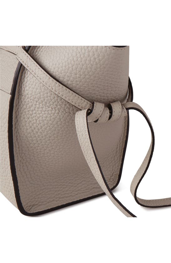Mulberry Small Minimal Bayswater Leather Satchel In Chalk