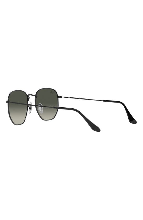 Ray Ban 51mm Gradient Aviator Sunglasses In Black/ Grey Gradient