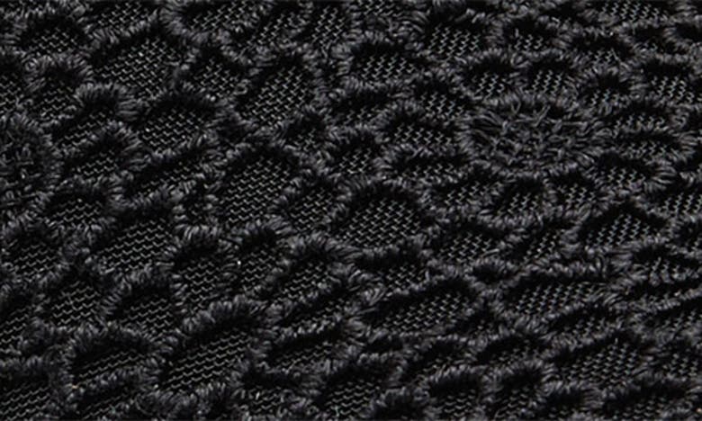 Shop Toms Valencia Platform Espadrille In Black Crochet