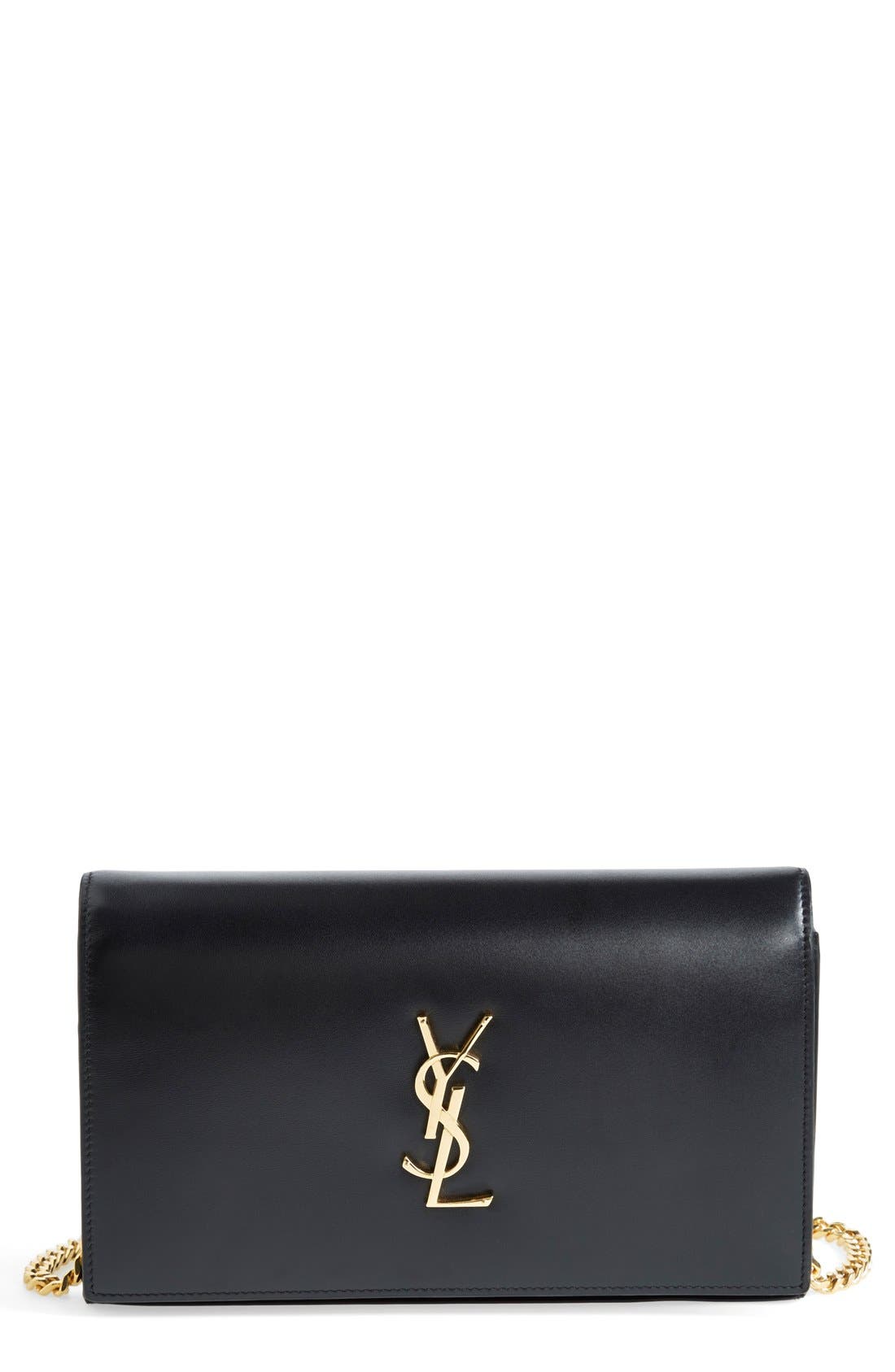 Saint Laurent 'Monogram' Leather Wallet on a Chain Nordstrom