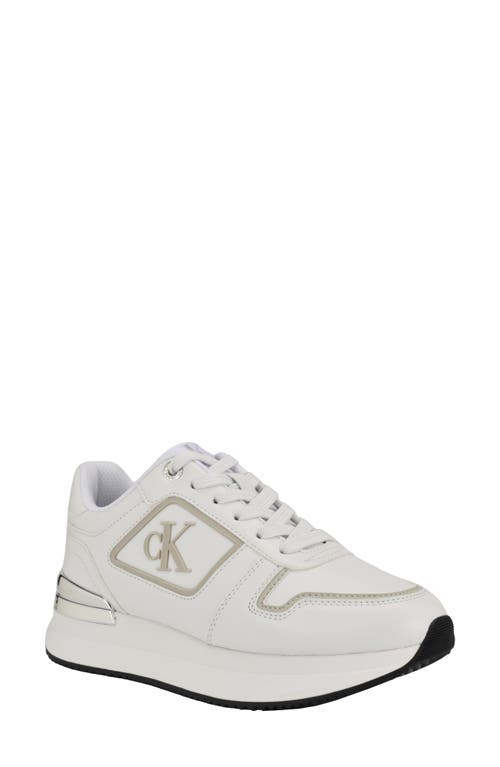 Shop Calvin Klein Vidya Sneaker In White