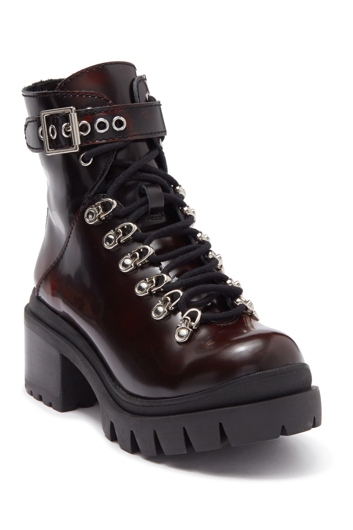 czech platform combat boot