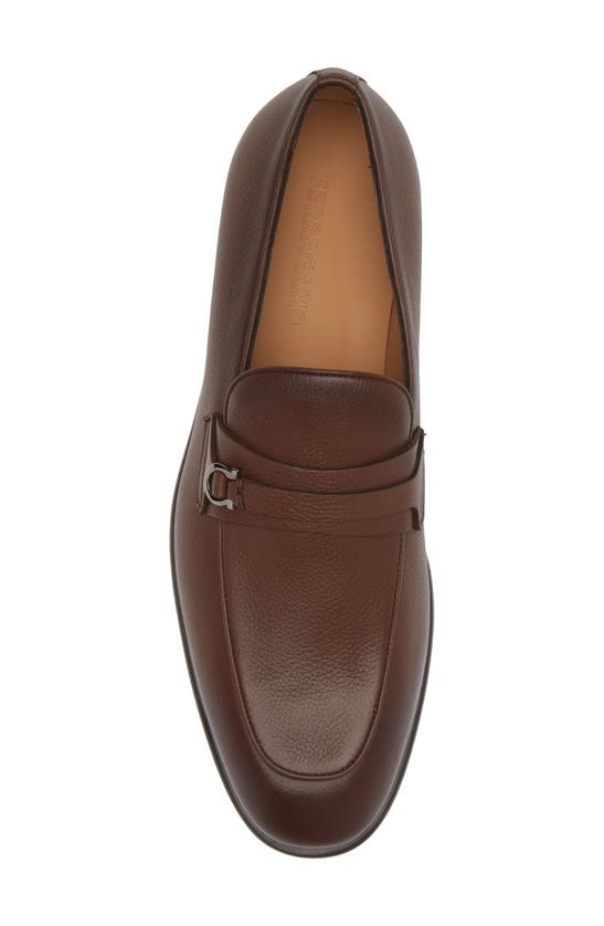 Ferragamo Desio Loafer In Cocoa Brown New Biscotto