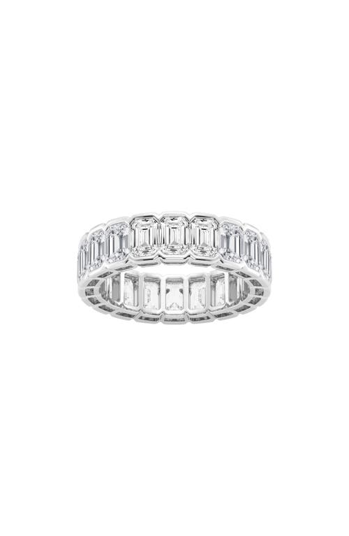Shop Badgley Mischka Collection Emerald Cut Lab Created Diamond Infinity Ring In Platinum