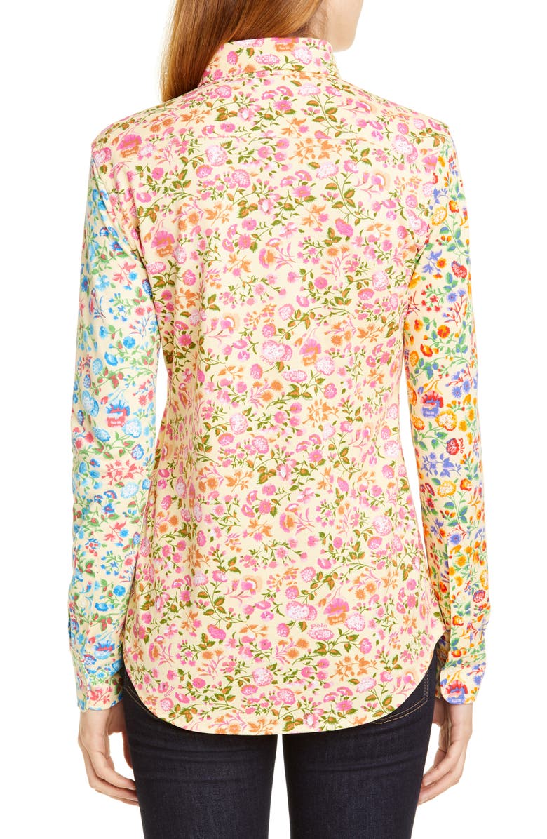  Heidi Mixed Floral Shirt, Alternate, color, PINK
