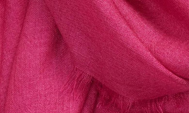 Nordstrom Cashmere & Silk Wrap In Pink Plumier