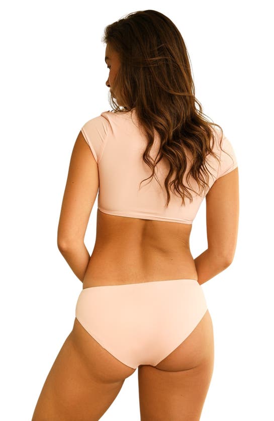 Dippin Daisys Siren Bikini Bottoms In Sunset Pink