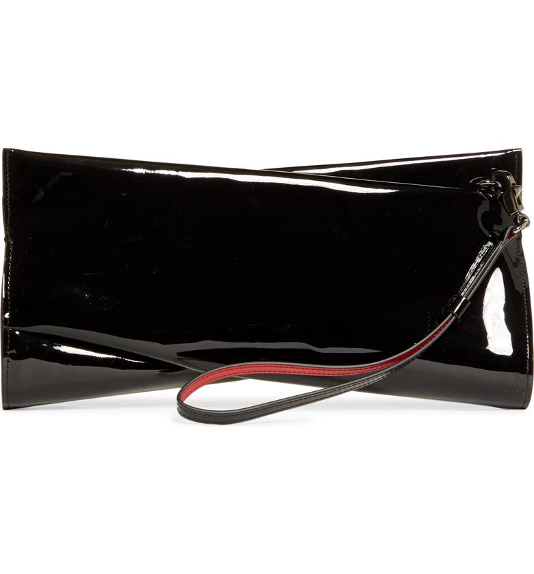 Christian Louboutin Loubitwist Patent Leather Clutch | Nordstrom