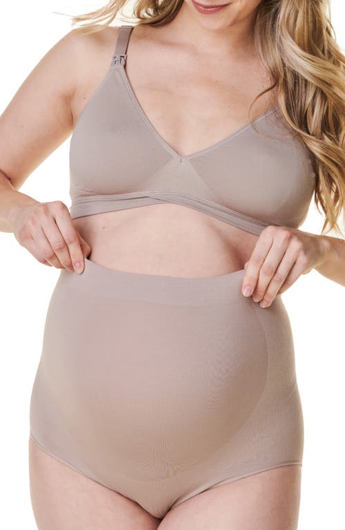 Shop Bravado Designs High Waist Maternity Briefs In Sand