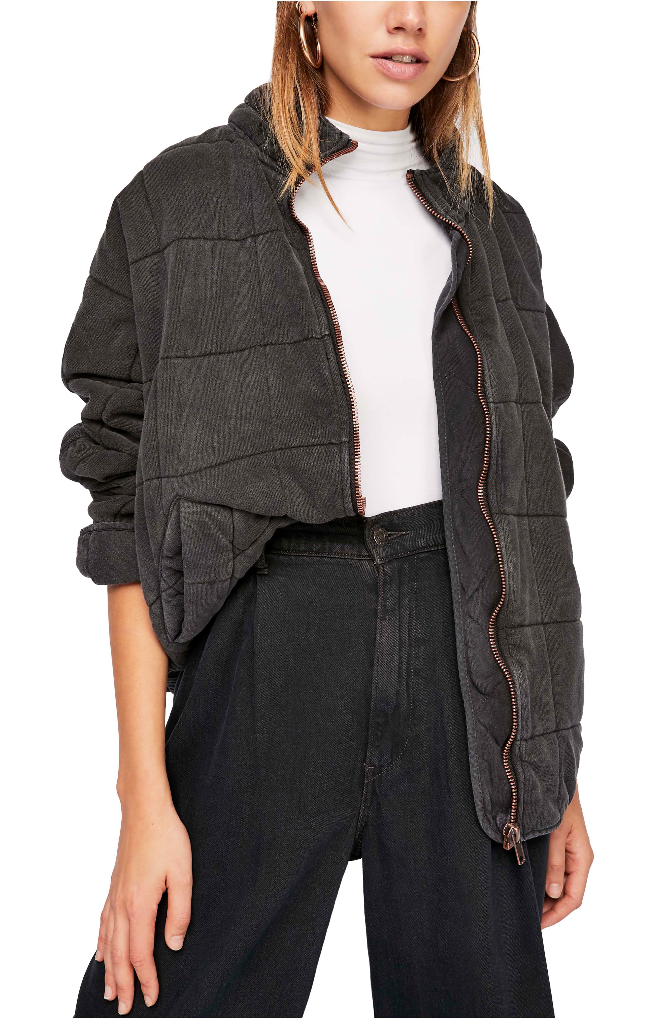 Rose Muse jacquard black doun eco jacket