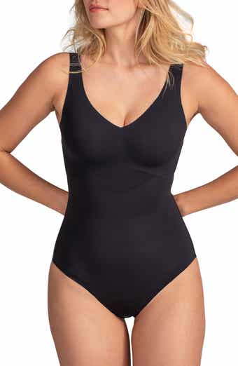 SPANX Women's Suit Your Fancy Plunge Low-Back Mid-Thigh Bodysuit, Very  Black, Small : Buy Online at Best Price in KSA - Souq is now :  Fashion