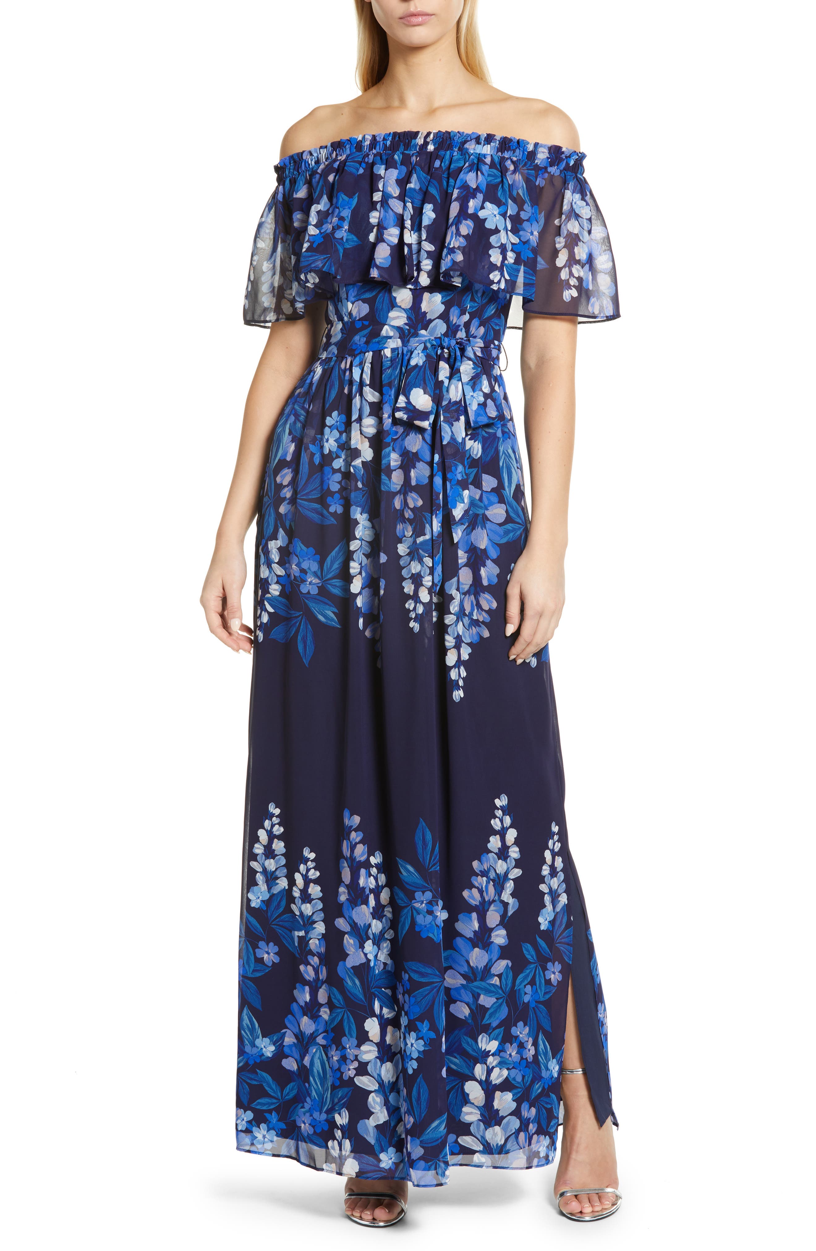 off the shoulder maxi dress | Nordstrom