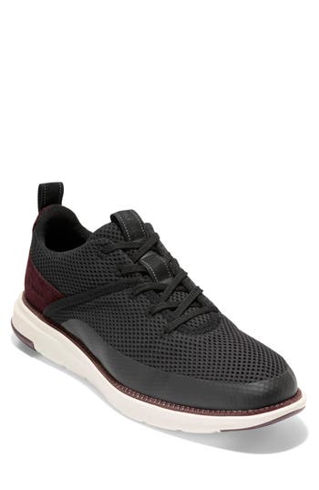 Cole Haan Grand Atlantic Sneaker In Black/pinot/ivory