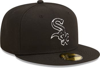 New Era Men's Chicago White Sox 59Fifty Game Black Low Crown Authentic Hat