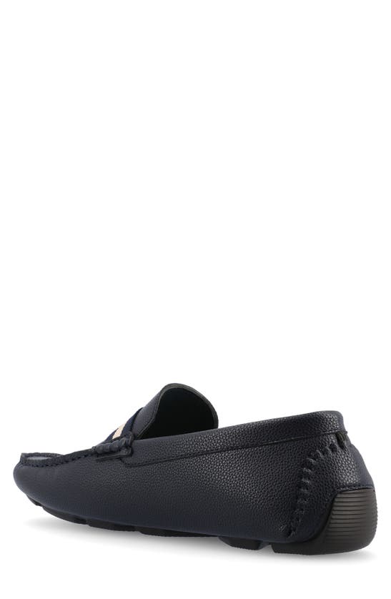 Vance Co. Griffin Tru Comfort Slip-on Driver In Blue