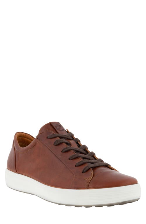 ECCO Soft 7 City Sneaker in Cognac at Nordstrom, Size 11-11.5Us