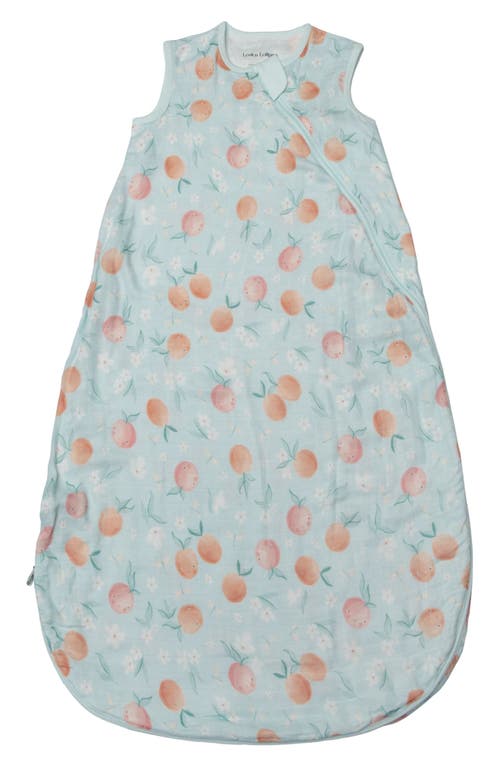 Shop Loulou Lollipop Print Muslin Wearable Blanket In Multi Blue