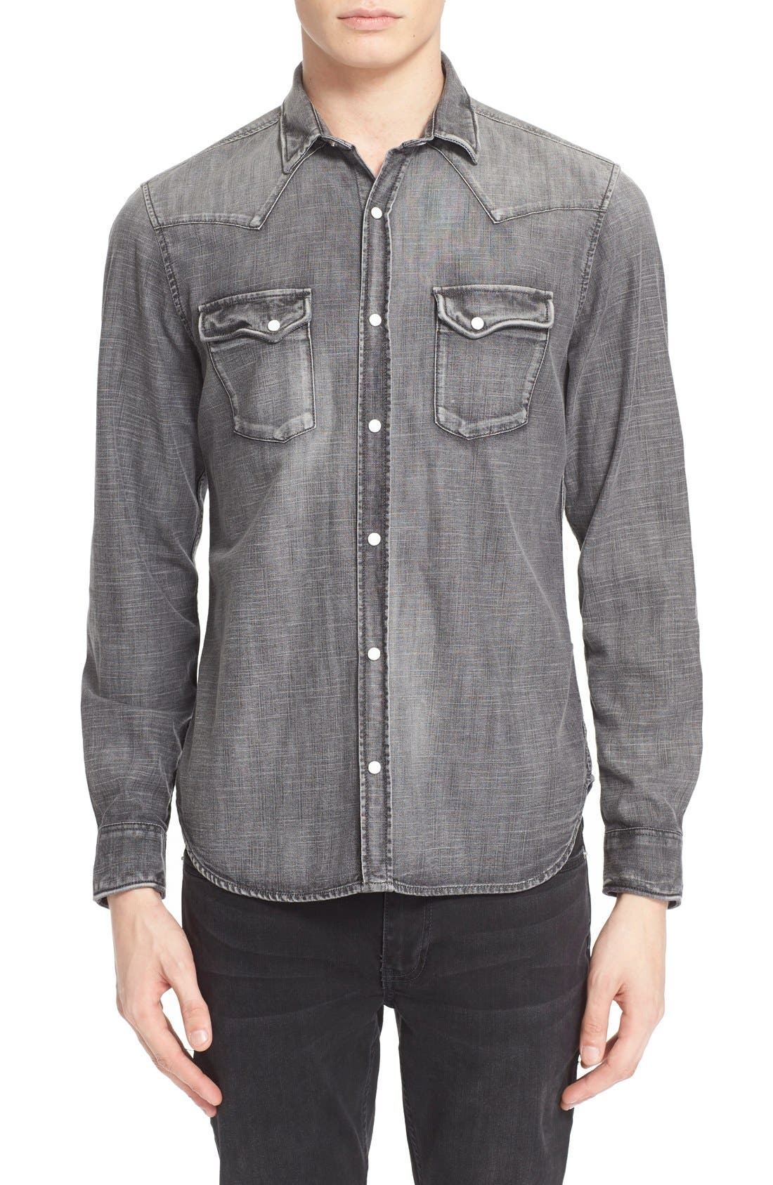 the kooples denim shirt