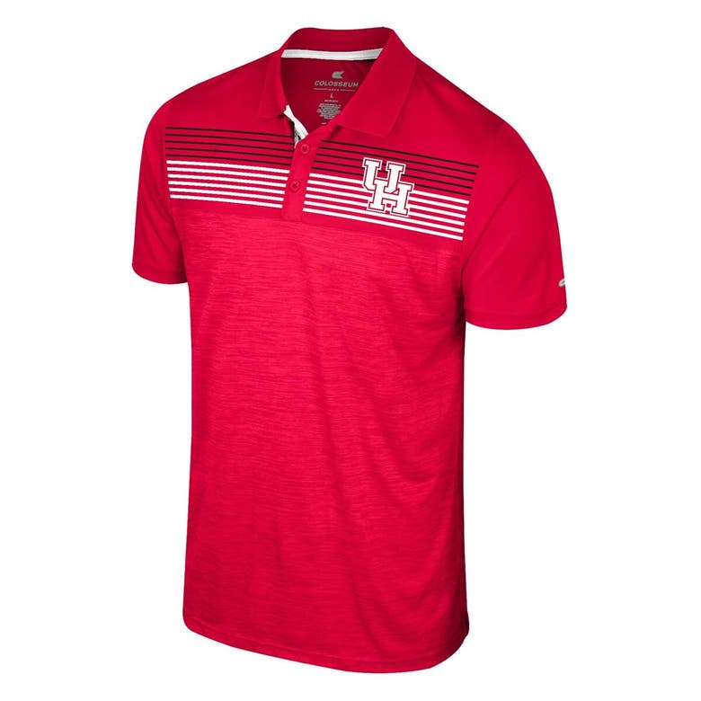 Shop Colosseum Red Houston Cougars Langmore Polo