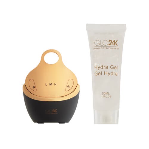 Glo24k Unleash The Power Of Gold Glo24k 3d Spa Pro Massager++conductive Hydra Gel In White