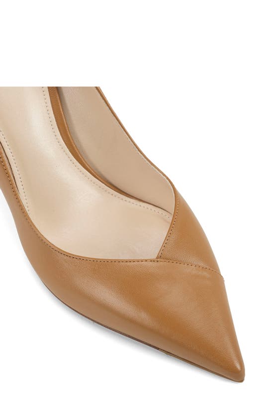 Alexandre Birman Pamela 85mm Leather Pumps In Hazel
