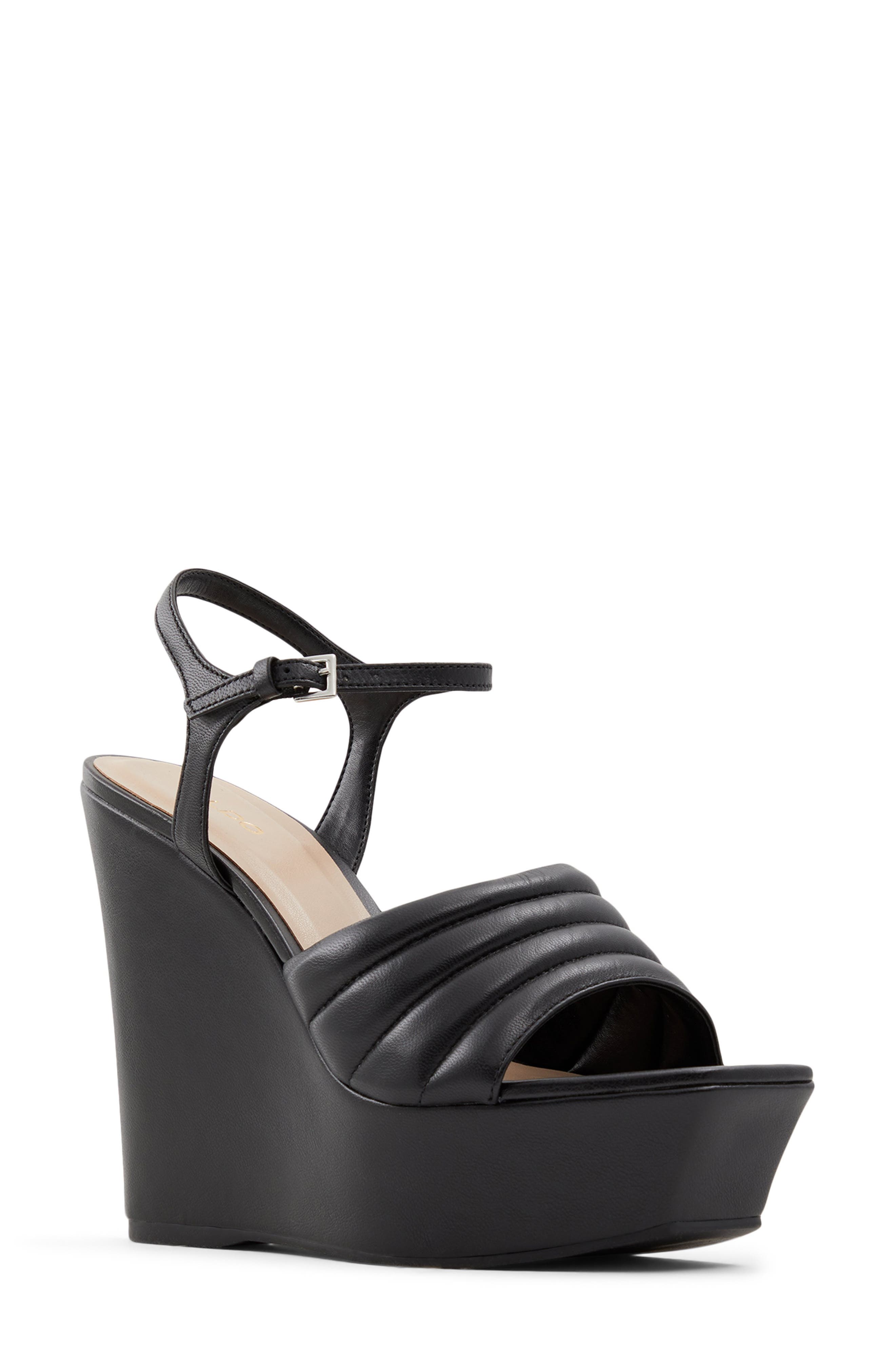 black platform sandals aldo