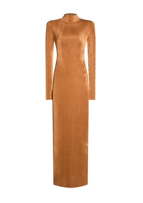 Shop Ser.o.ya Kim Maxi Dress In Camel