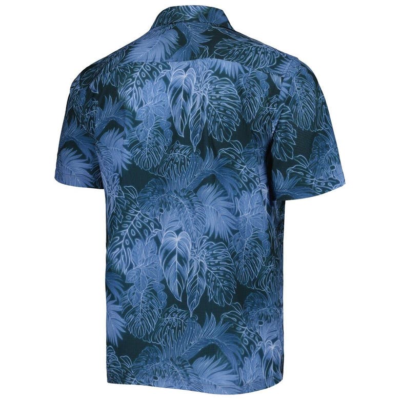 Shop Tommy Bahama Blue Houston Astros Bahama Coast Luminescent Fronds Islandzone Button-up Camp Shirt