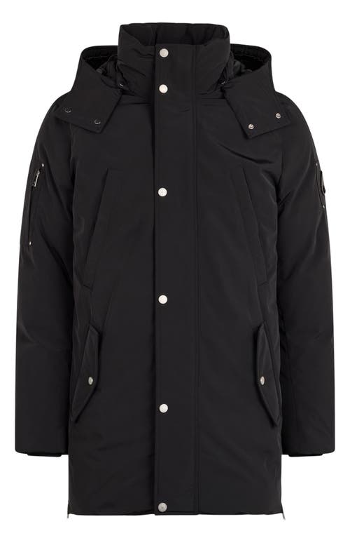 Shop Moose Knuckles Granite Peak Wind & Water Resistant Down Parka In Black