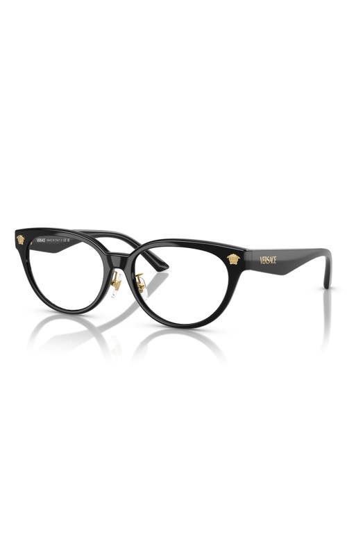 Versace 54mm Pillow Optical Glasses In Black