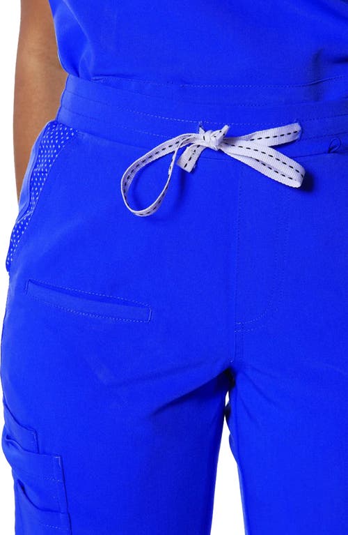 Shop Members Only Valencia Jogger Scrub Pants In Royal Blue