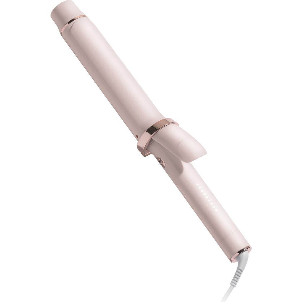 T3 Singlepass Curl 1.5-inch Ceramic Extra Long Barrel Curling Iron In Satin Blush