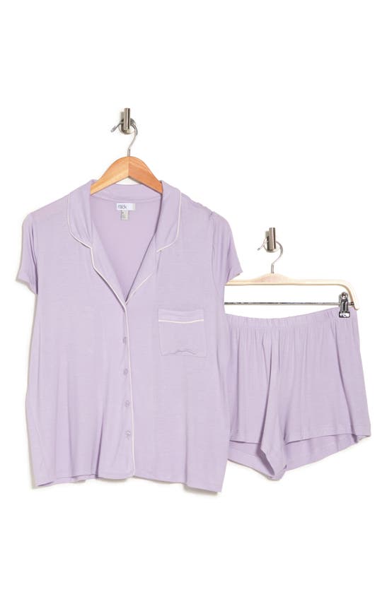 Nordstrom Rack Tranquility Shortie Pajamas In Purple Petal