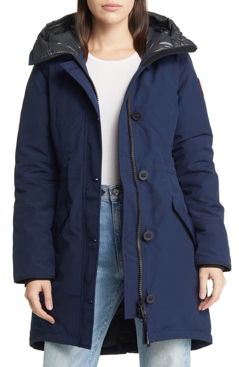 Canada Goose Women’s Rossclair Parka with Fur - Atlantic Navy S