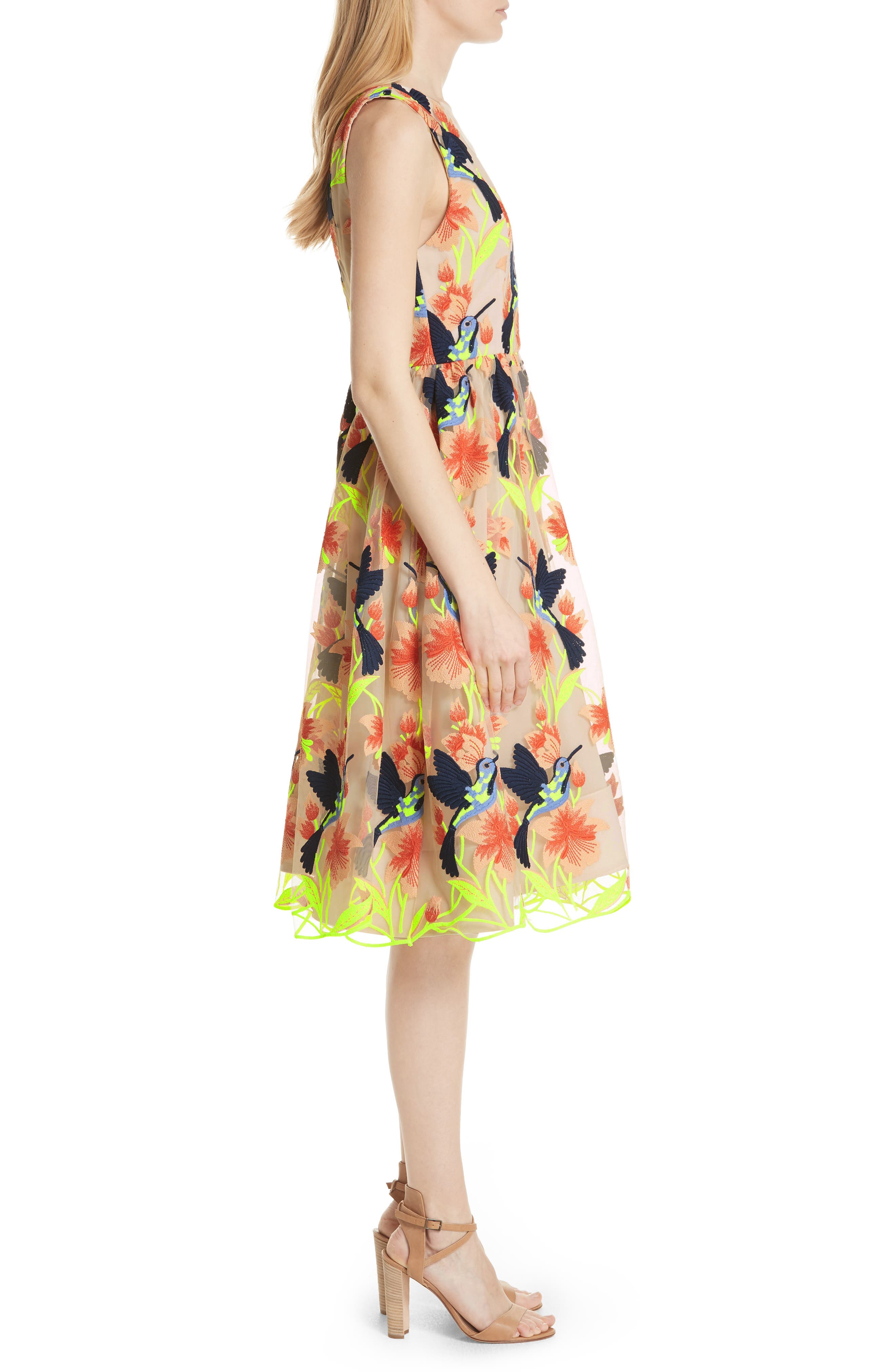 alice and olivia hummingbird dress