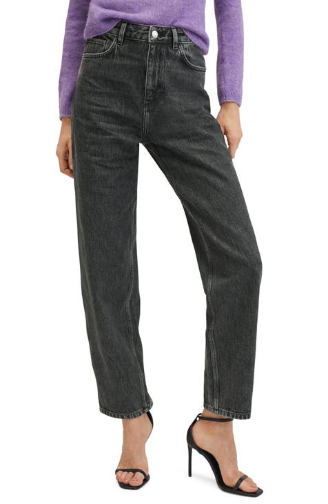 Women's Grey Straight-Leg Jeans | Nordstrom