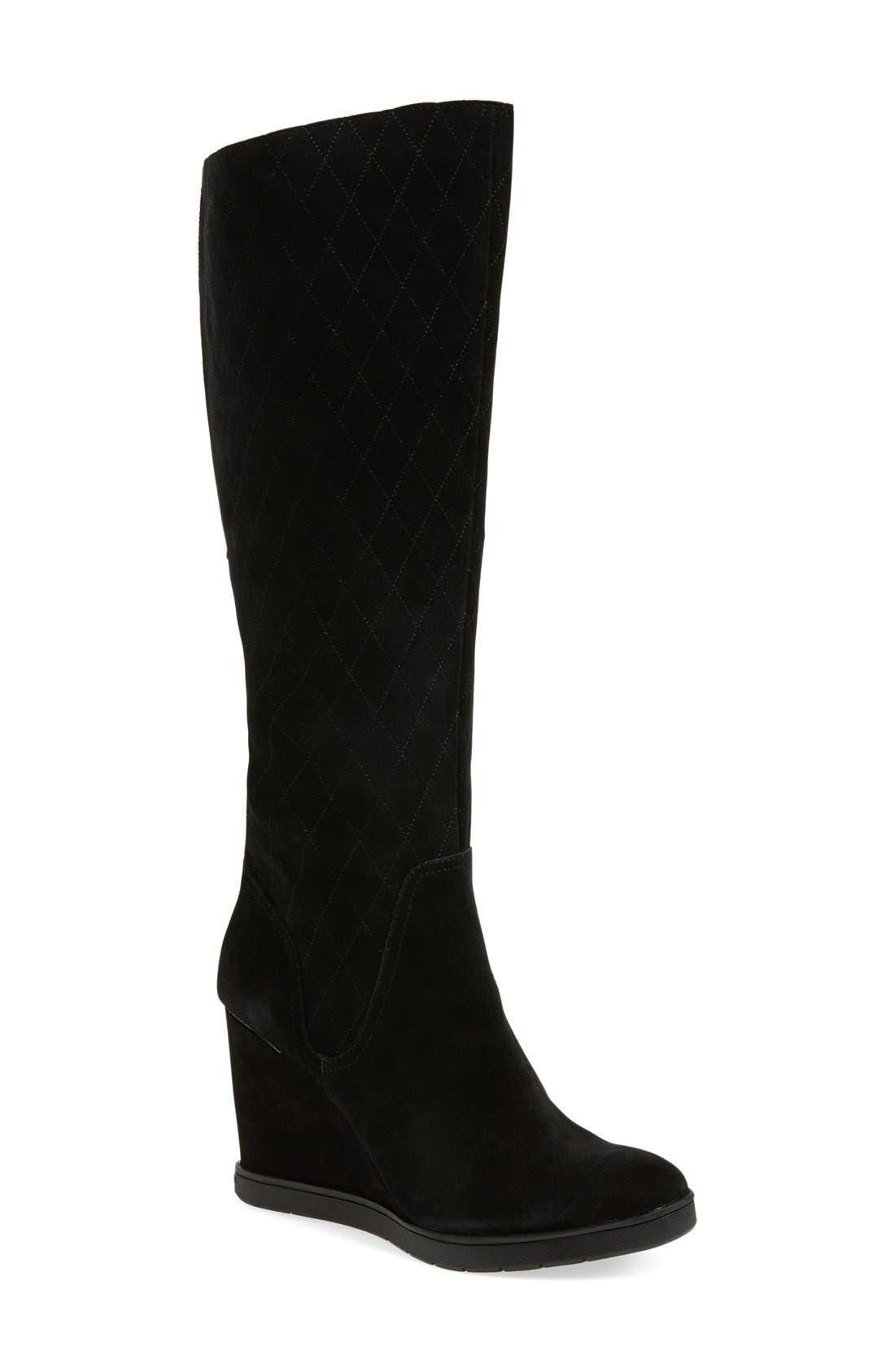 donald j pliner wedge boots