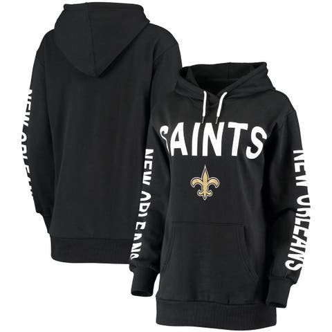 Women's G-III 4Her by Carl Banks Gray New Orleans Saints Sherpa Quarter-Zip  Pullover Jacket