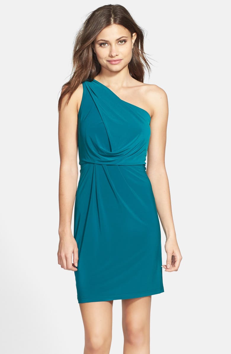 Hailey by Adrianna Papell Jersey One-Shoulder Dress | Nordstrom