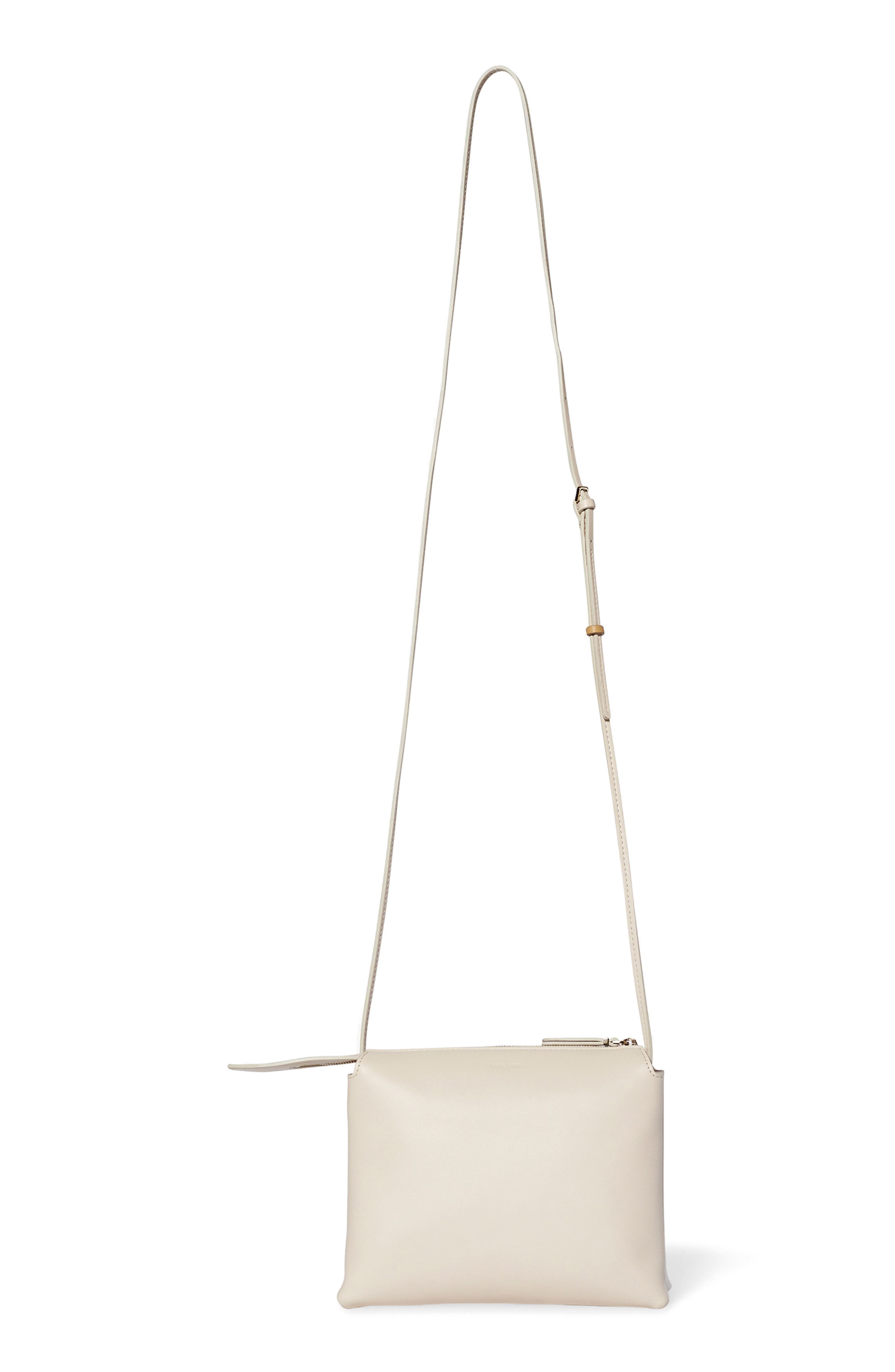 The Row Mini Nu Twin Leather Bag in Ivory Smart Closet