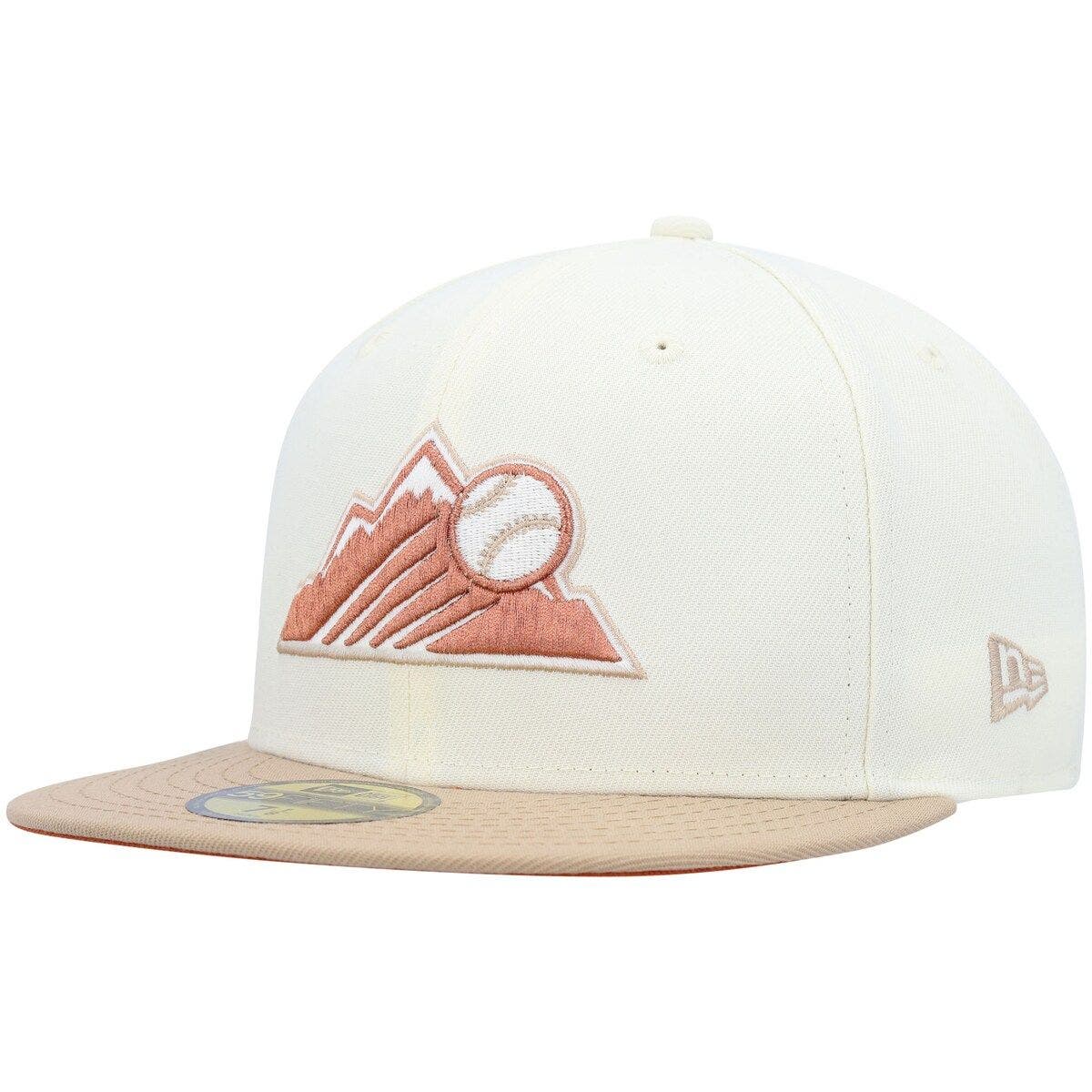 New Era Men's New Era Cream Colorado Rockies Chrome Camel Rust