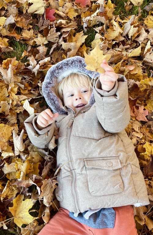 Rokka&rolla Baby Bear Fleece Hooded Puffer Jacket In Beige Textured