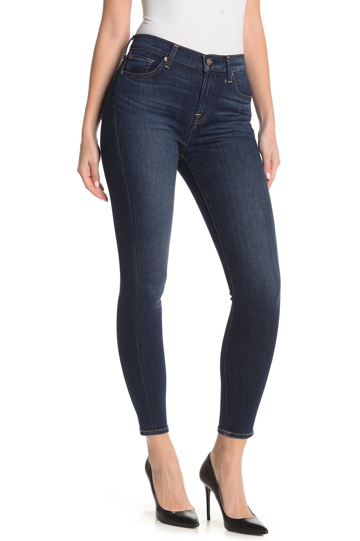 7 for all mankind gwenevere high waisted skinny jeans