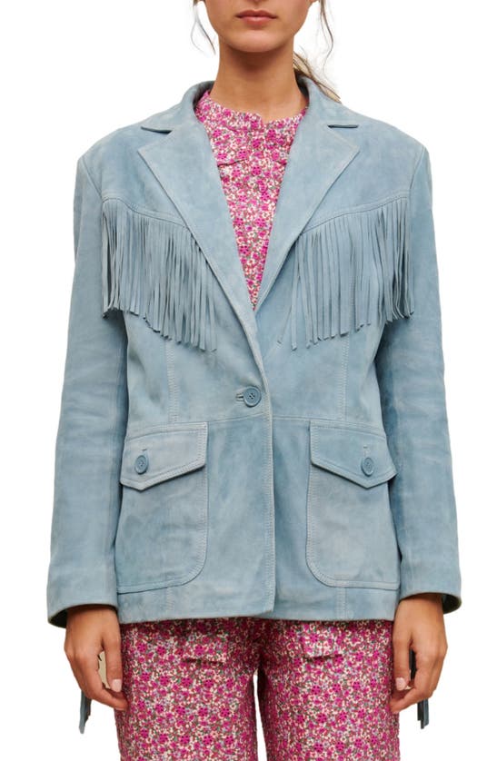 MAJE VIZMIR FRINGE JACKET