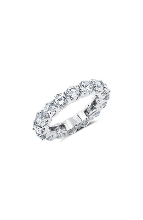 Crislu Cubic Zirconia Eternity Ring Platinum at Nordstrom