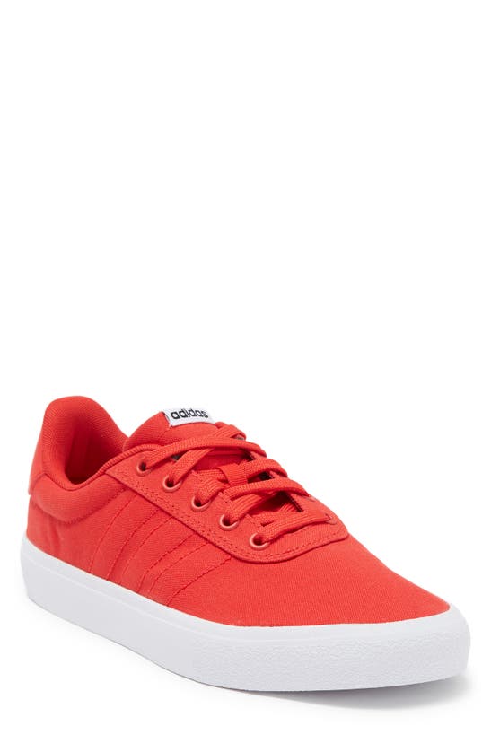 Adidas Originals Vulc Raid3r Canvas Sneaker In Vivid Red/vivid Red/ftwr ...