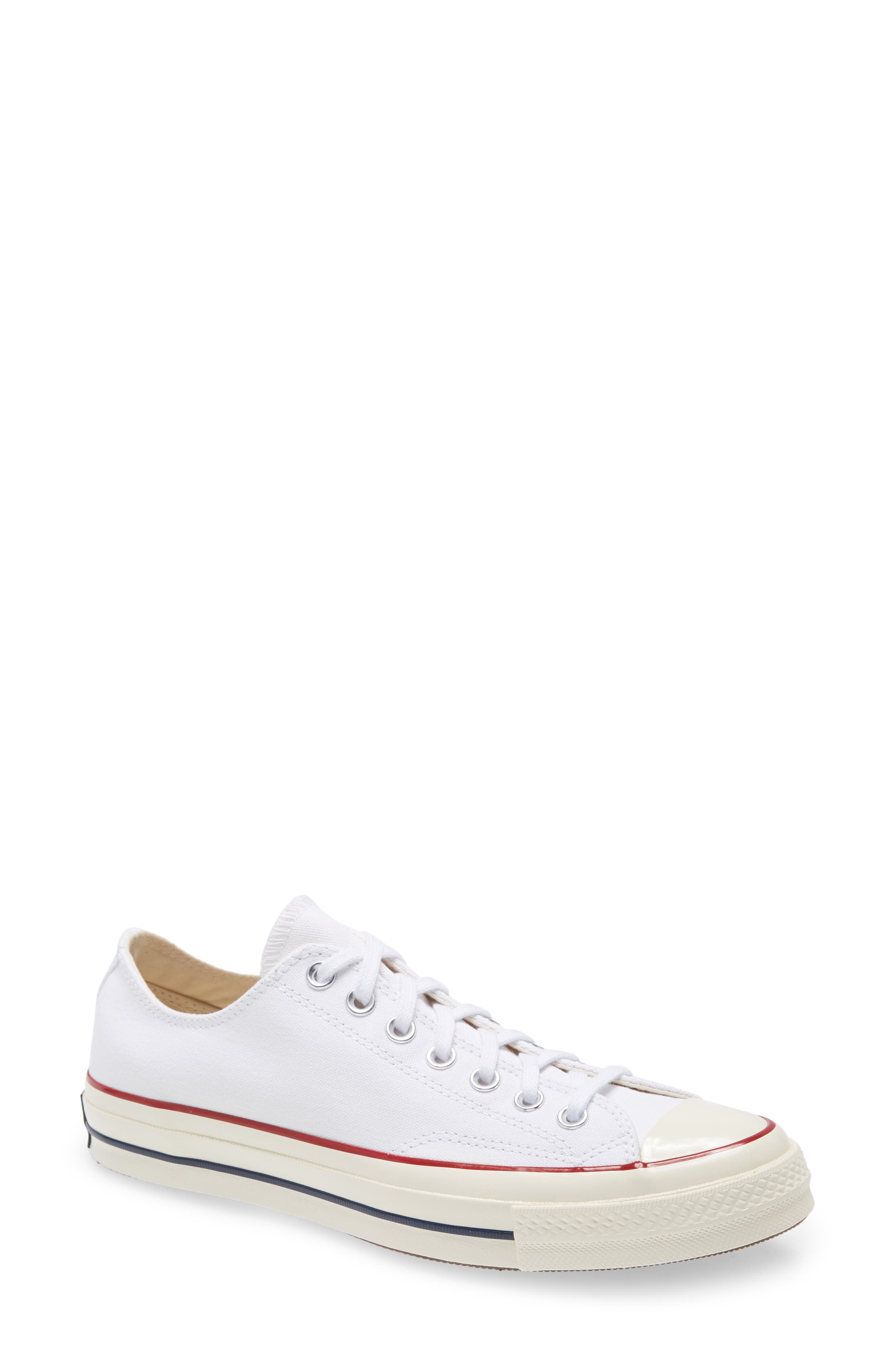 Converse Chuck Taylor(R) All Star(R) 70 Low Top Sneaker in Dark Moss/Egret/Black at Nordstrom